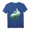 Kaninchen Hase Surreal T-Shirt - Doppelbelichtetes Wildtier-Design für Natur- und Tierliebhaber, ideal für Outdoor, Ostern und kreative Statements