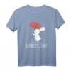 Kaninchen mit Gänseblümchen T-Shirt - Lustiges Tierliebhaber Shirt für Kaninchenfans, Natur- und Tierliebhaber, perfekt als Geschenk für Familien und Freunde