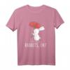 Kaninchen mit Gänseblümchen T-Shirt - Lustiges Tierliebhaber Shirt für Kaninchenfans, Natur- und Tierliebhaber, perfekt als Geschenk für Familien und Freunde