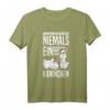 Unterschätze Niemals Ein Mädchen Mit Ihren Kaninchen T-Shirt – Lustiges Tierliebhaber Shirt für Hasen- und Kaninchenfans