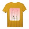 Line Art Ästhetik Kaninchen Osterhase T-Shirt - Minimalistische Tierkunst für Tierliebhaber & Frühlingsfans