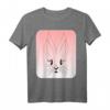 Line Art Ästhetik Kaninchen Osterhase T-Shirt - Minimalistische Tierkunst für Tierliebhaber & Frühlingsfans