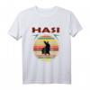 Hasi Pulli Kaninchen Pulli Hasimausi mit Herz - Süßes Retro Vintage Hasenoutfit für Damen, Herren & Kinder als Geschenk zu Ostern, Weihnachten & Geburtstagen
