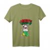 Damen Weihnachtshase - Süßes Weihnachtsdesign mit Kaninchen T-Shirt im V-Ausschnitt für festliche Anlässe
