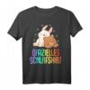 Witziges Schlafshirt Pyjama Kaninchen, Hase & Bär Geschenk – Lustiges Bettoutfit für Damen, Herren & Teenager zum Schlafen und Relaxen
