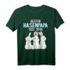 Hase Häschen Hasi Hasen bester Hasenpapa seit 2018 Kaninchen T-Shirt – Perfekt für Kaninchenliebhaber, Stallarbeiten & Tierfreunde