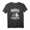 Zwei Kaninchen Ich War Normal Bevor Ich 2 Kaninchen T-Shirt - Lustiges Tierliebhaber Geschenk für Hasenfreunde
