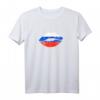 Russen Flagge und Lippen T-Shirt – Lustiges Design für stolze Russen, perfekt als Geschenk für Geburtstage & russische Fans