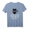 Verrücktes Katze T-Shirt - Lustiges Humorvolles Shirt mit Spruch für Katzenfans und Freunde