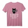 Verrücktes Katze T-Shirt - Lustiges Humorvolles Shirt mit Spruch für Katzenfans und Freunde