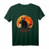 Mörderische lustige schwarze Katze mit Messer T-Shirt – Perfektes Geschenk für Katzenliebhaber, Halloween, Neujahr, Weihnachten, Valentinstag & Muttertag
