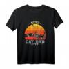 Herren Vintage Best Cat Dad Ever Katzen T-Shirt - Lustiges Geschenk für Katzenpapa und Tierliebhaber