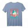 Damen I Hate Morning People And Mornings And People Katze Kaffee T-Shirt – Lustiges Morgenmuffel-Shirt für Katzenliebhaberinnen und Bürogeschädigte