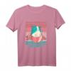 Damen I Hate Morning People And Mornings And People Katze Kaffee T-Shirt – Lustiges Morgenmuffel-Shirt für Katzenliebhaberinnen und Bürogeschädigte