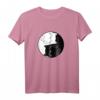 Lustiges Yin Yang Katzen Yoga T-Shirt – Perfektes Geschenk für Katzenliebhaber, Yoga-Fans und Katzenmamas zum Muttertag, Geburtstag oder Weihnachten