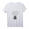 Lustiges Damen T-Shirt mit Katzenmotiv und V-Ausschnitt – Für Frauen, die mit der Gesamtsituation unzufrieden sind