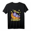 Katze schläft im Mond Schlafshirt – Witziges Schlafoutfit für Katzenliebhaber, Nachteulen und Morgenmuffel als Geschenk zu Weihnachten oder Geburtstag