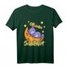 Katze schläft im Mond Schlafshirt – Witziges Schlafoutfit für Katzenliebhaber, Nachteulen und Morgenmuffel als Geschenk zu Weihnachten oder Geburtstag