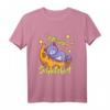 Katze schläft im Mond Schlafshirt – Witziges Schlafoutfit für Katzenliebhaber, Nachteulen und Morgenmuffel als Geschenk zu Weihnachten oder Geburtstag