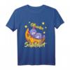 Katze schläft im Mond Schlafshirt – Witziges Schlafoutfit für Katzenliebhaber, Nachteulen und Morgenmuffel als Geschenk zu Weihnachten oder Geburtstag