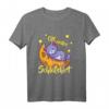 Katze schläft im Mond Schlafshirt – Witziges Schlafoutfit für Katzenliebhaber, Nachteulen und Morgenmuffel als Geschenk zu Weihnachten oder Geburtstag