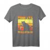 Lustiges Schwarze Katze HapFrog T-Shirt - Humorvolles Statement für Katzenbesitzer und Geburtstagsfeier