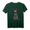 Mexiko Dia De Los Muertos Calavera Katze T-Shirt - Farbenfrohes Halloween-Design mit Blumen und Sugar Skulls für Día de los Muertos & Gothic Fans