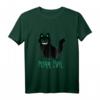 Teuflische Grinse Katze Purr Evil T-Shirt – Gothic Streetwear für Horror- und Mystery-Fans, ideal für Halloween & Mythologie-Liebhaber