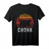Lustiges Chonk Katze Meme T-Shirt - Retro-Vintage Stil für Katzenliebhaber, Männer, Frauen und Kinder