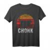 Lustiges Chonk Katze Meme T-Shirt - Retro-Vintage Stil für Katzenliebhaber, Männer, Frauen und Kinder