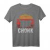 Lustiges Chonk Katze Meme T-Shirt - Retro-Vintage Stil für Katzenliebhaber, Männer, Frauen und Kinder