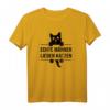 Echte Männer Lieben Katzen T-Shirt – Perfektes Geschenk für Katzenliebhaber, Kätzchen- und Katzen-Papa zum Geburtstag oder Weihnachten