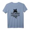 Echte Männer Lieben Katzen T-Shirt – Perfektes Geschenk für Katzenliebhaber, Kätzchen- und Katzen-Papa zum Geburtstag oder Weihnachten