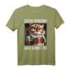 Kaffee Morgenmuffel Mitarbeiter Spruch Lustig Katze Geschenk T-Shirt - Ironischer Spruch für Arbeit, Teenager & Katzenliebhaber