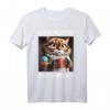 Kaffee Morgenmuffel Mitarbeiter Spruch Lustig Katze Geschenk T-Shirt - Ironischer Spruch für Arbeit, Teenager & Katzenliebhaber