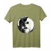 Yin Yang Katzen T-Shirt mit Katzenmotiv – Lustiges Cartoon Design für Katzenliebhaber, Geschenkidee zum Geburtstag & Weihnachten