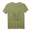 Damen 80 % Baumwolle 20 % Katzenhaare - Lustiges Katzen T-Shirt mit V-Ausschnitt als Geschenkidee für Familie, Geburtstag & Weihnachten