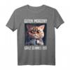 Kaffee Morgenmuffel Mitarbeiter Spruch Lustig Katze Geschenk T-Shirt - Ironisches Statement für Morgenmuffel, Langschläfer & Katzenliebhaber