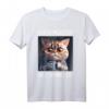 Kaffee Morgenmuffel Mitarbeiter Spruch Lustig Katze Geschenk T-Shirt - Ironisches Statement für Morgenmuffel, Langschläfer & Katzenliebhaber