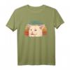 Retro Vintage Verwirrte Katze Meme T-Shirt – Lustiges Geschenk für Katzen- und Meme-Fans, perfekt für Geburtstag, Weihnachten & Jahrestag
