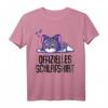 Offizielles Schlafshirt Pyjama mit Katze Kätzchen Kater – Lustiges Geschenk für Damen, Herren und Teenager zum Schlafen und Entspannen
