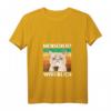 Damen Morgenmuffel T-Shirt mit Sarkasmus, Kaffee und Katze – Lustiges Geschenk für Freunde, Kollegen und Humorliebhaberinnen
