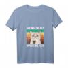Damen Morgenmuffel T-Shirt mit Sarkasmus, Kaffee und Katze – Lustiges Geschenk für Freunde, Kollegen und Humorliebhaberinnen