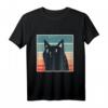 Retro Katze Design Motiv T-Shirt – Perfektes Geschenk für Katzenmamas & Tierliebhaber zu Geburtstag & Weihnachten