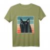 Retro Katze Design Motiv T-Shirt – Perfektes Geschenk für Katzenmamas & Tierliebhaber zu Geburtstag & Weihnachten