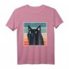 Retro Katze Design Motiv T-Shirt – Perfektes Geschenk für Katzenmamas & Tierliebhaber zu Geburtstag & Weihnachten