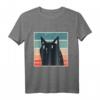 Retro Katze Design Motiv T-Shirt – Perfektes Geschenk für Katzenmamas & Tierliebhaber zu Geburtstag & Weihnachten