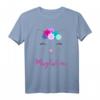 Magdalena Namen Geschenk buntes Kätzchen Katze T-Shirt – Perfekt für Geburtstagsfeiern, Katzenliebhaberinnen und Mädchen