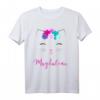 Magdalena Namen Geschenk buntes Kätzchen Katze T-Shirt – Perfekt für Geburtstagsfeiern, Katzenliebhaberinnen und Mädchen