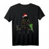 Lustiges schwarzes Katzen T-Shirt mit Weihnachtsbaum – Perfektes Geschenk für Katzenliebhaber, Familie und Freunde zu Weihnachten, Halloween, Thanksgiving und Feiertagen